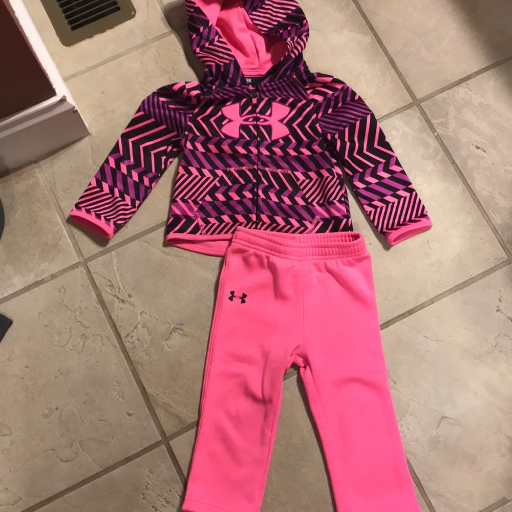 Under armor 18 month girls outfit